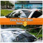 12" Window Squeegee with Microfiber Scrubber Combo
