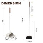 54" Long Handled Broom and Dustpan Set