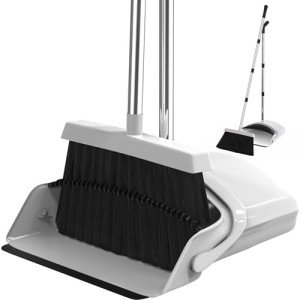 Adjustable Broom and Dustpan Set for Easy Cleaning