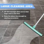 18" Adjustable Floor Squeegee with Aluminum Handle