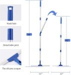 Magic Broom Squeegee with Adjustable 56" Handle