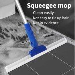 Magic Broom Squeegee with Adjustable 56" Handle