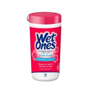 Wet Ones Antibacterial Wipes - Fresh Scent, 40 Ct