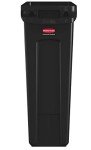 Rubbermaid Slim Jim 23 Gal Trash Can - Black