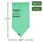 3 Gallon Compostable Trash Bags (150 Count)