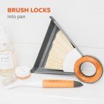 Compact Mini Brush and Dustpan Set for Quick Cleanups