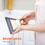 Compact Mini Brush and Dustpan Set for Quick Cleanups