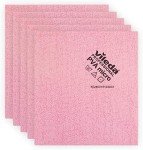 Vileda PVA Microfiber Cloths - Red 5 Pack