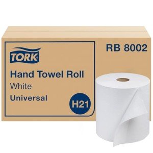 Tork Universal White Hand Towel Roll - 6 Pack
