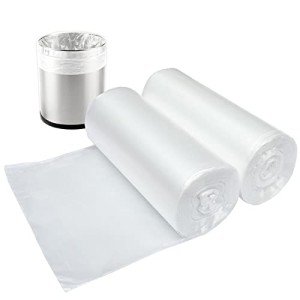 3 Gallon Clear Bathroom Trash Bags, 100 Count