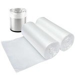 3 Gallon Clear Bathroom Trash Bags, 100 Count