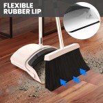 Adjustable Broom and Dustpan Set for Easy Cleaning