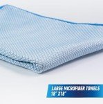 Unger Large Streak-Free Microfiber Towels, 3 Pack