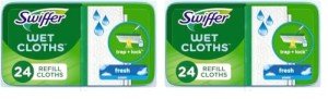 Swiffer Sweeper Wet Mopping Cloths, 48 Count