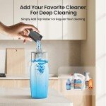 Xlife Spray Mop with Washable Pads and Scraper
