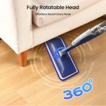 Xlife Spray Mop with Washable Pads and Scraper