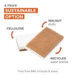 Walnut Scrubber Sponges – Pack of 2