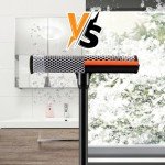 2-in-1 Window Squeegee with Long Handle