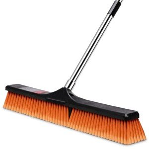 24" Heavy Duty Push Broom for Outdoor Cleaning