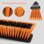 24" Heavy Duty Push Broom for Outdoor Cleaning