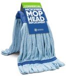 Blue Microfiber Mop Head Replacement - Medium Size