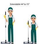 Microfiber Mop Kit - 18 Inch Floor Cleaning Tool