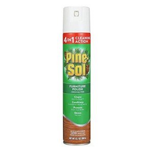 Pine-Sol 4-in-1 Wood Polish Spray, Lemon Scent