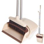 Flower Broom and Dustpan Set with Long Handle