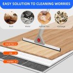 60" Floor Squeegee and Scrubber for Effective Cleaning
