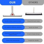 60" Floor Squeegee and Scrubber for Effective Cleaning