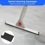 60" Floor Squeegee and Scrubber for Effective Cleaning