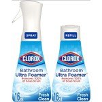 Clorox Ultra Foamer Bathroom Cleaner Spray & Refill