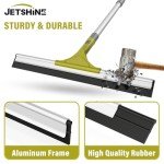 Jetshine 60'' Heavy Duty Floor Squeegee with Handle