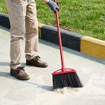 Amazon Basics Metal Handle Angle Broom - 6-Pack