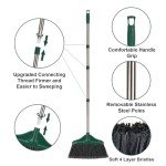 4-Piece Heavy Duty Indoor/Outdoor Commercial Broom Set