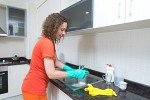 Tusko Products Nitrile Rubber Cleaning Gloves, XL