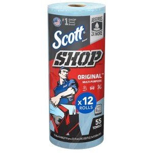 Scott® Original Blue Shop Towels - 55 Towels/Roll