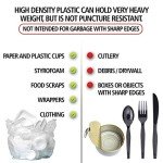 Aluf Plastics 10 Gallon Trash Bags - 1000 Pack