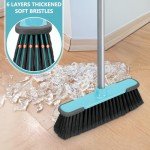 Soft Bristle Heavy-Duty Indoor Sweeping Broom