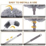 DEEHYO 9PCS Extendable Microfiber Duster Set