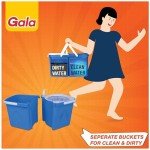 Gala 180-Degree Spin Mop Set with Twin Bucket