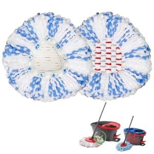 2-Pack Spin Mop Heads with Extra Cleaning Power