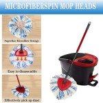 2-Pack Spin Mop Heads with Extra Cleaning Power