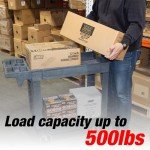 Heavy Duty Polypropylene Utility Cart - 2 Tier