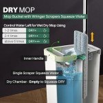 JOYMOOP Mop and Bucket Set with Long Handle