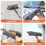 Eazer 89'' Squeegee Window Cleaner with Extension Pole