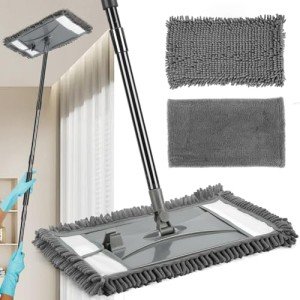 Long Handle Wall Cleaner Mop with 2 Pads