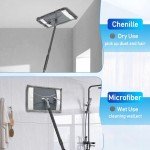 Long Handle Wall Cleaner Mop with 2 Pads