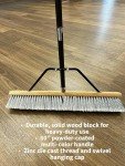 Heavy Duty 24" Multi-Surface Push Broom (2 Pack)