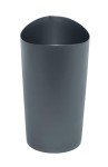 Rubbermaid Spa Works Small Gunmetal Blue Wastebasket